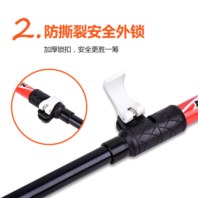 Robinson Mountaineering Cane Folding Aluminum Alloy Five-section Ultra Light Shrink Outdoor Ultra Short Trail Running Cane Hiking Cane