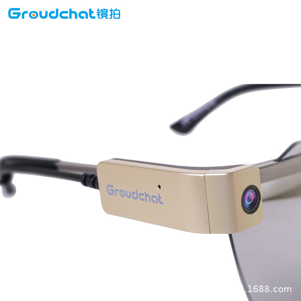 Mobile phone smart wear camera glasses plug mobile phone push live high definition 1080p free drive usb computer camera