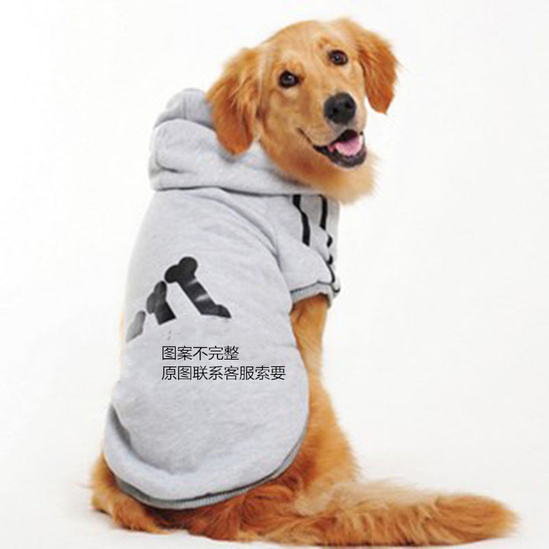 Big Dog Dog Fleece Sweater Golden Retriever Husky Labrador Big Dog Clothing