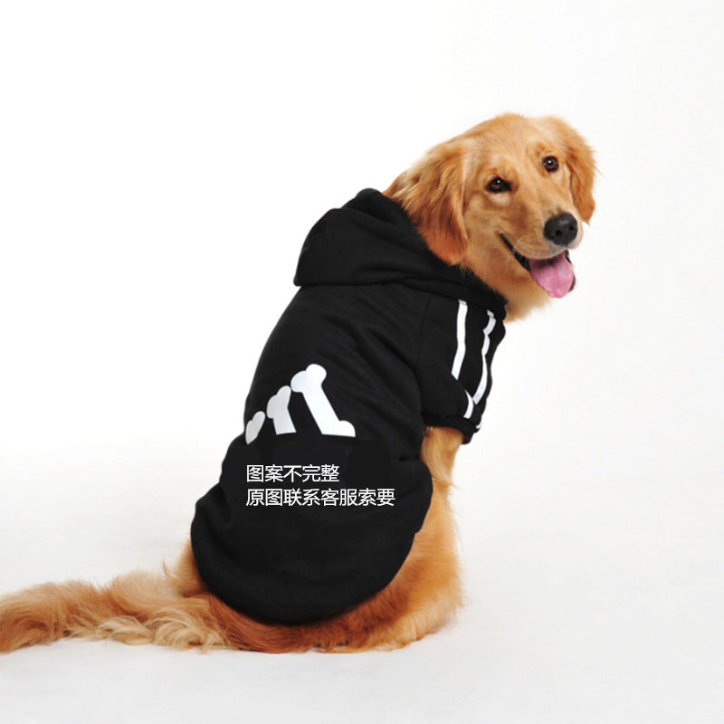 Big Dog Dog Fleece Sweater Golden Retriever Husky Labrador Big Dog Clothing