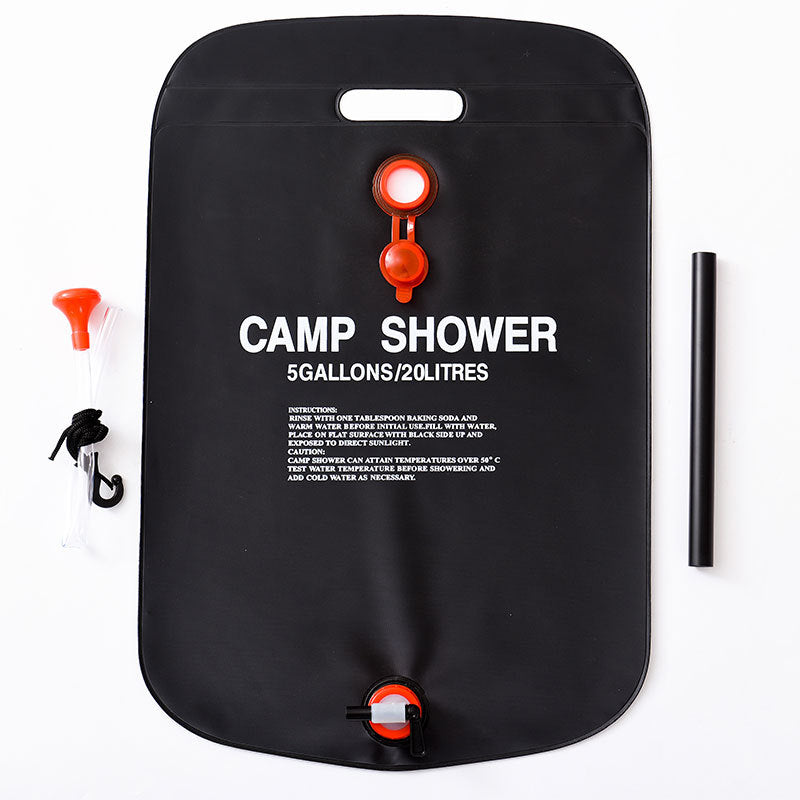 Hiking camping supplies Thickened bath bag 20L solar bath bag Outdoor bath water bag Camping equipment supplies