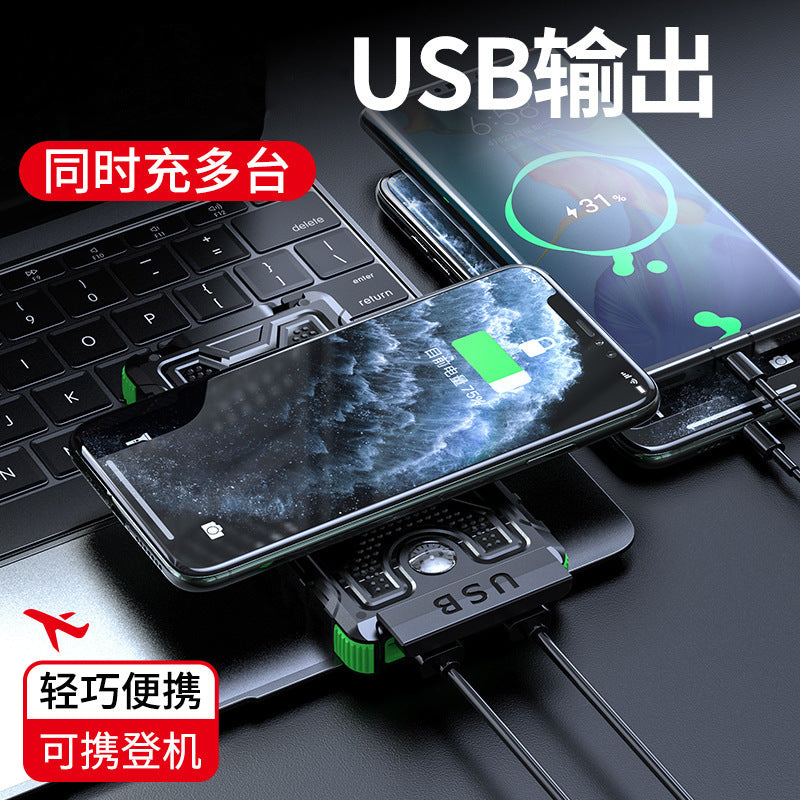 Large capacity 20,000 mAh new solar portable power bank outdoor compass mobile power supply anti-drop