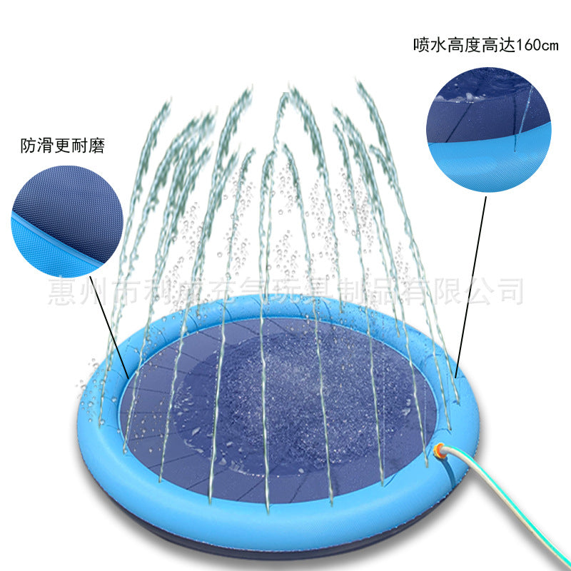 Licheng Customized Cross-border Water Pad Dog Toy Dog Game Pad Pet Water Pad Pet Dog Water Spray Toy