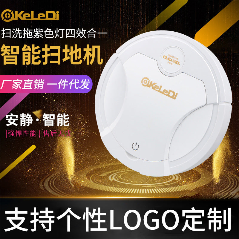 New intelligent sweeper human purple light sweeping drag suction four-in-one household sweeping robot manufacturers supply wholesale