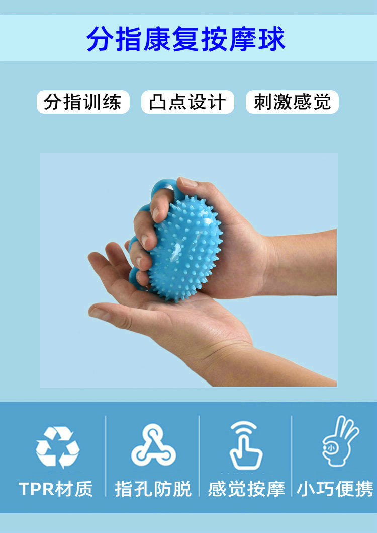 Rehabilitation training Finger Grip Ball Massage Elderly Exercise Equipment Finger Strength Circle Grip Stroke Hemiplegia