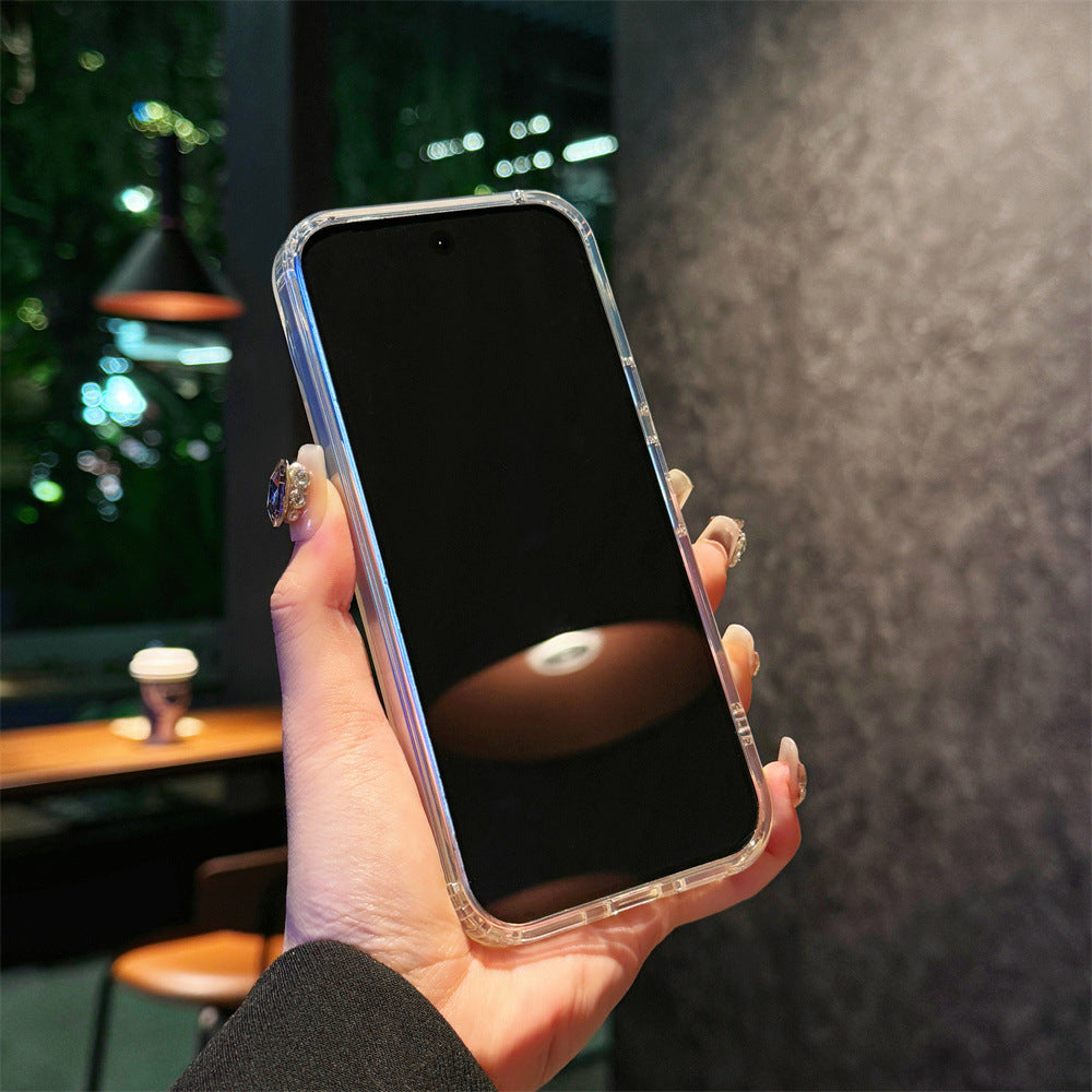 Applicable Google10Phone Case Google9pro Terminator9roXL Glitter Magnetic Transparent Case Cross-Border Protection