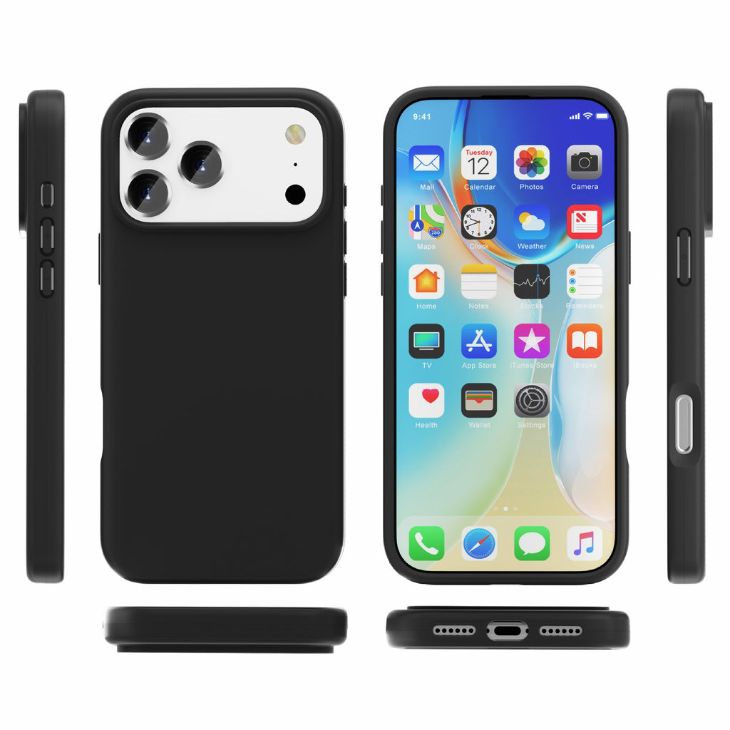 iPhone17Pro Terminator Magnetic Phone Case for Apple17Pro Transparent Glitter MagSafe Shell