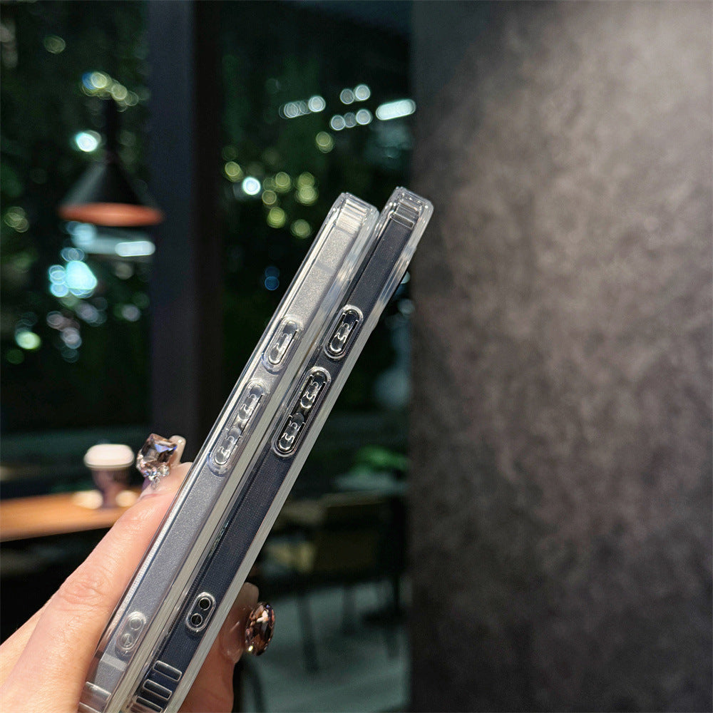 Applicable Google10Phone Case Google9pro Terminator9roXL Glitter Magnetic Transparent Case Cross-Border Protection