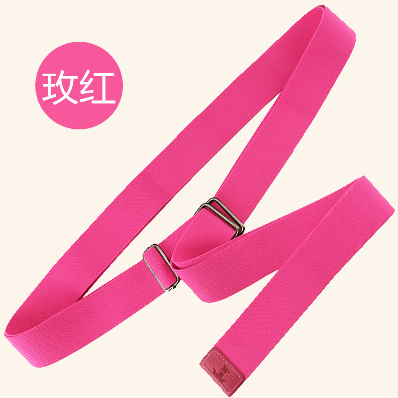 Practice yoga supplies wholesale elastic rope yoga belt stretching belt tension belt men and women tensile belt cross-legged meditation belt