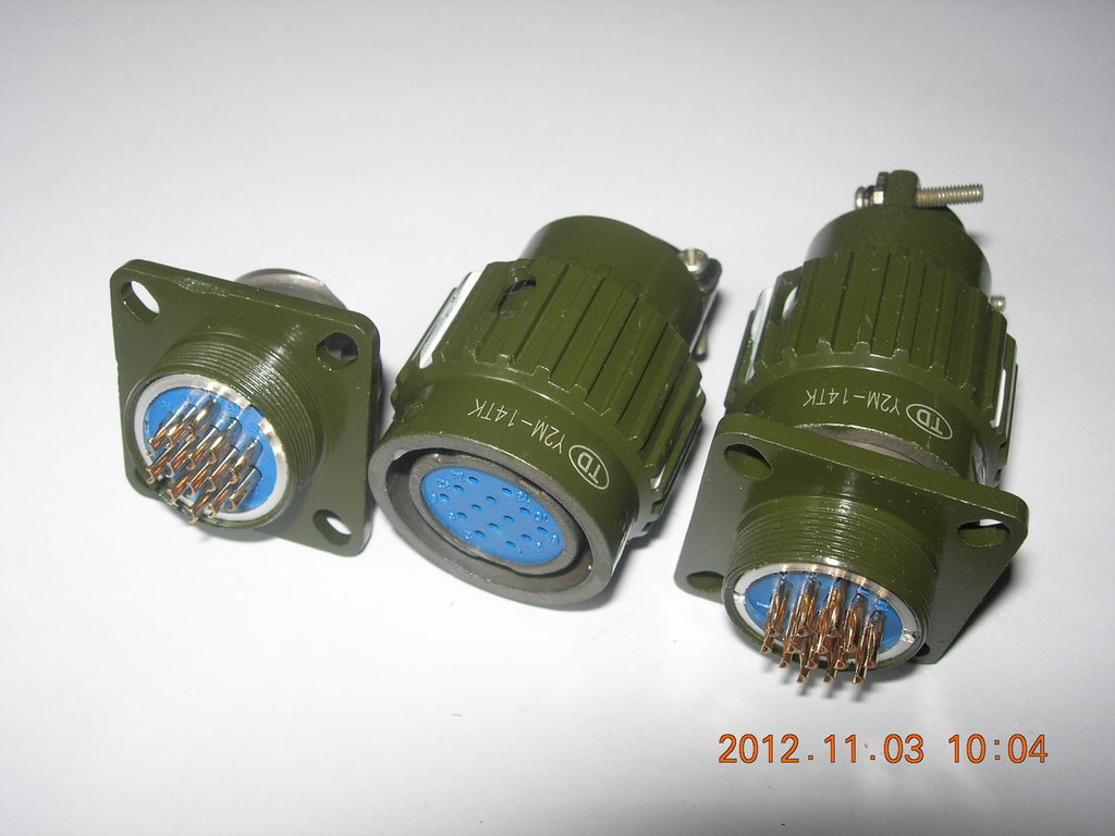 Manufacturer produces and sells Y2M series aviation plugs (2, 3, 4, 5, 7, 10, 14, 16 cores)