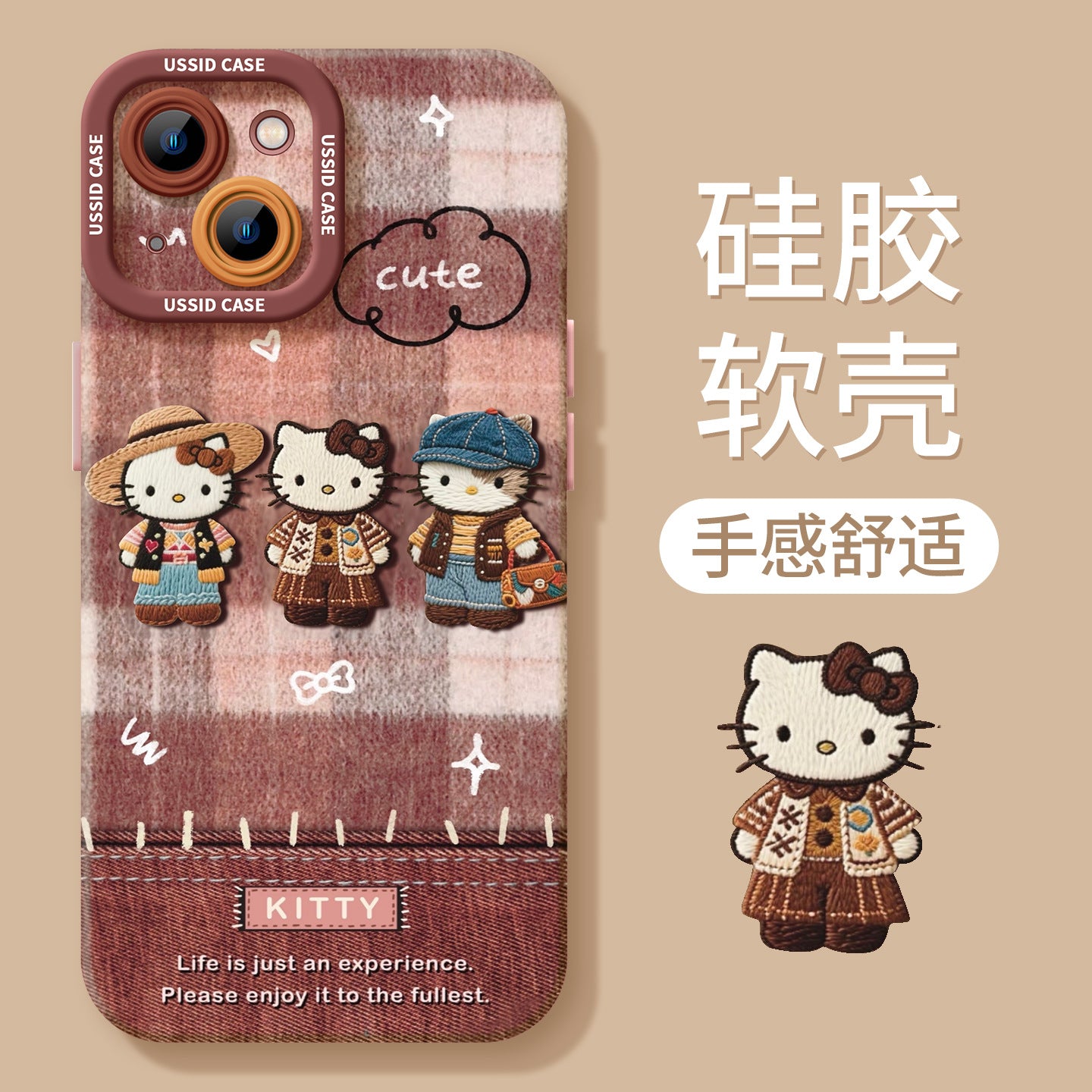 Autumn and Winter Kitty Suitable for Apple17Phone case iphone16New pro Cute15Cartoon max Female14