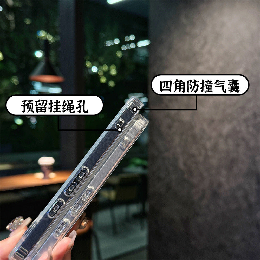 Applicable Google10Phone Case Google9pro Terminator9roXL Glitter Magnetic Transparent Case Cross-Border Protection