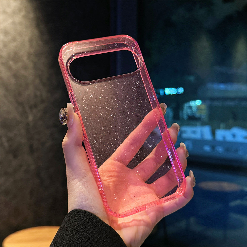 Applicable Google10Phone Case Google9pro Terminator9roXL Glitter Magnetic Transparent Case Cross-Border Protection