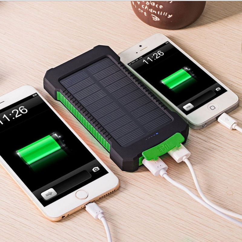 Factory direct sales, solar hot-selling gifts, mobile power supply 20000 large-capacity mobile phone universal ultra-thin power bank