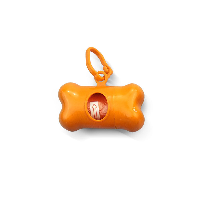 Amazon Pet Products Dog Toilet Bone Type Plastic Ring Aluminum Ring Cleaning Dispenser Cross-border Hot Sale