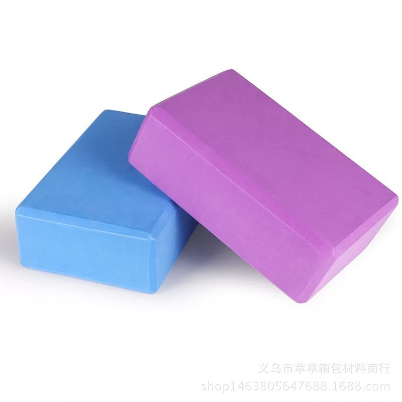 EVA high-density yoga brick, practice brick, fitness brick, one-word horse practice brick yoga auxiliary supplies second-class products
