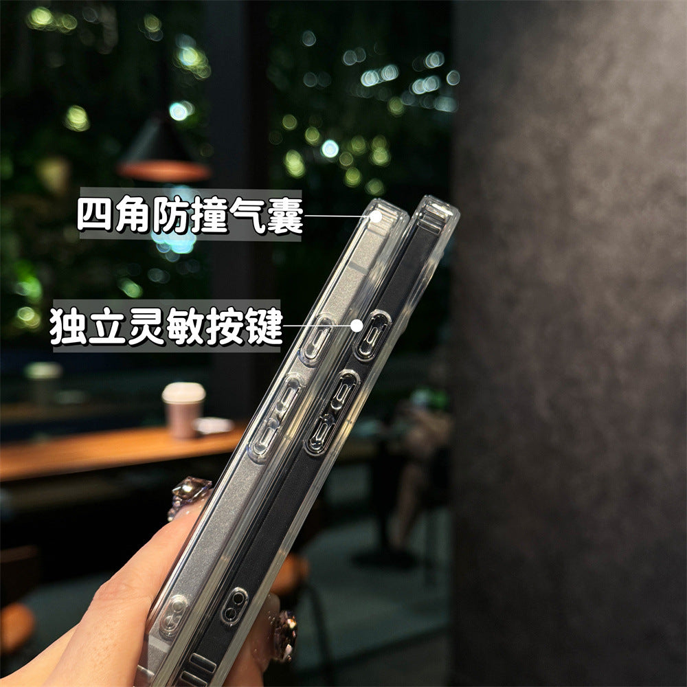 Applicable Google10Phone Case Google9pro Terminator9roXL Glitter Magnetic Transparent Case Cross-Border Protection