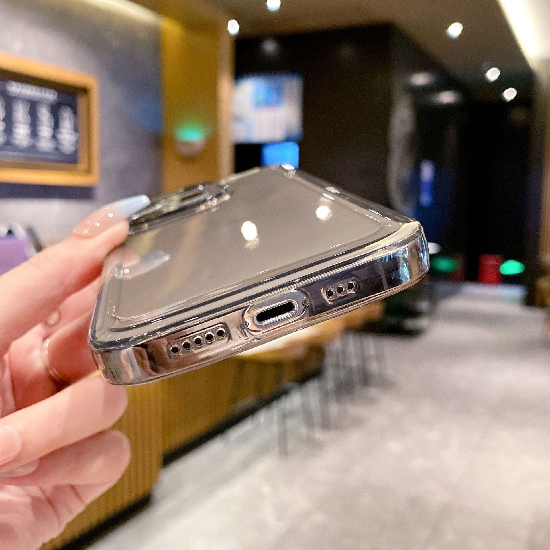 Suitable for Apple17promax Transparent Phone Case iphone16tpu Anti-Fall15Space Full Package13Protective Sleeve