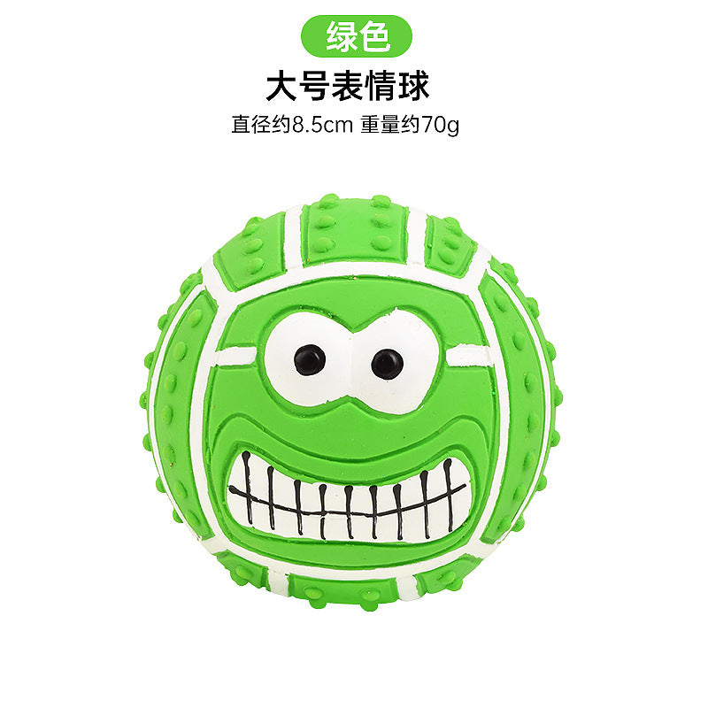 Wholesale Pet Latex Toys Filled Cotton Latex Rugby Football Volleyball Sound Dog Toys Pet Toys