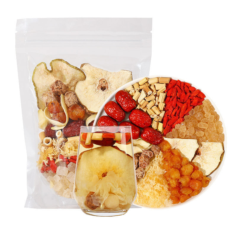 Old Beijing small hanging pear soup raw material package autumn and winter hot drink fruit tea longan wolfberry lily talk plum autumn pear tea