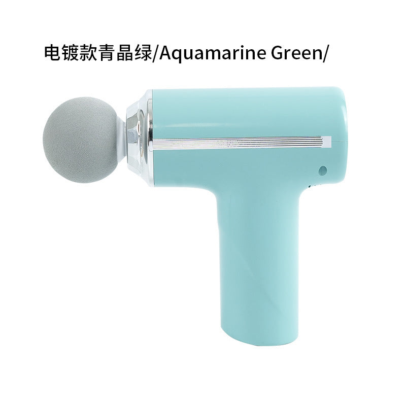 Cross-border fascia mini portable stretch multi-head muscle rechargeable massager household stretch high-frequency head fitness