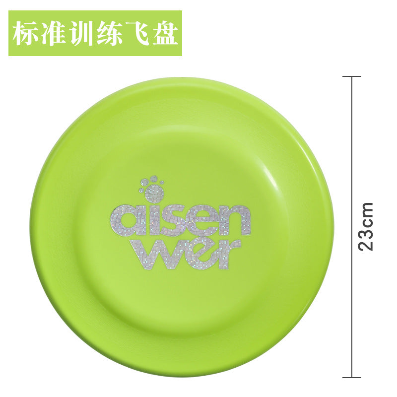 Aisenwer Dog Frisbee Pet Toys Bite-resistant Non-toxic Pet Supplies Training Supplies Floating Throwing Toys