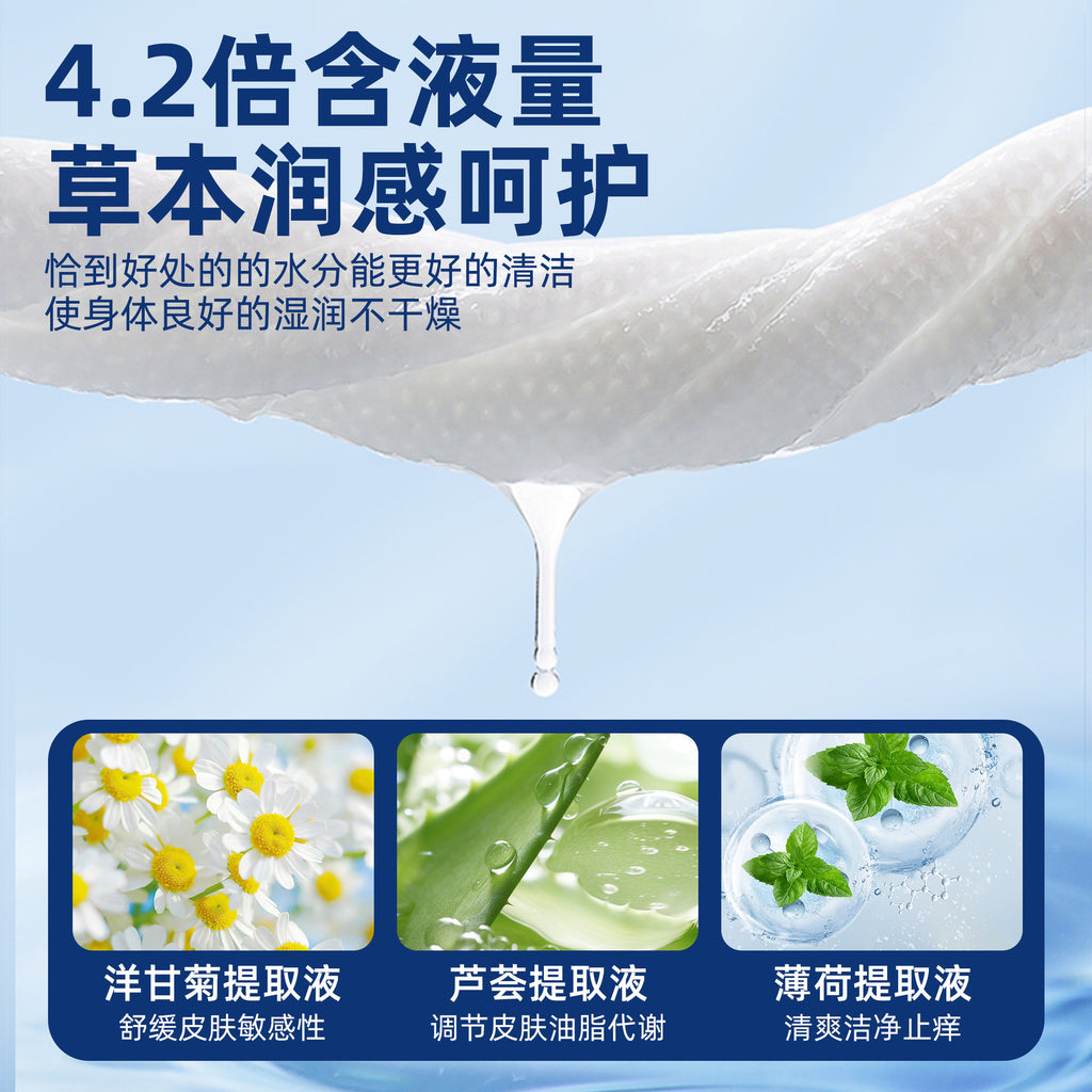The elderly special wet tissue bed wipe fart care adult deodorization wet tissue paper family affordable package disinfection