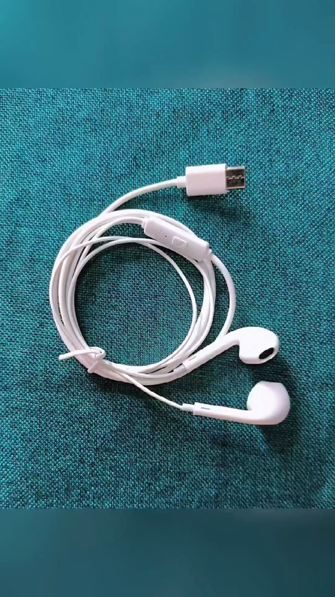 Applicable iPhone wire control bluetooth headset apple/android/huawei wired in-line headset type-c in-ear