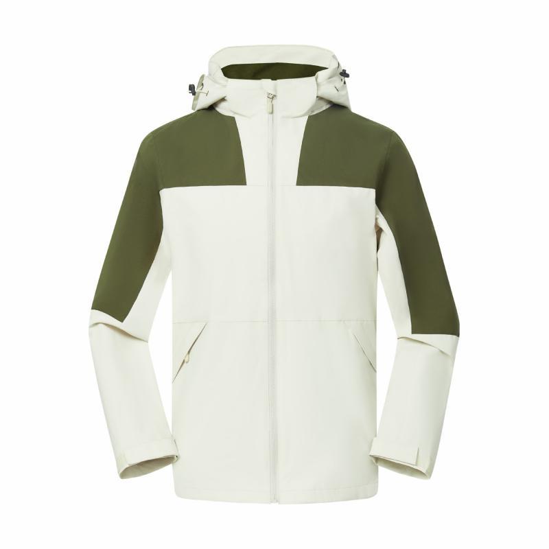 Jacket custom embroidery printed logo outdoor windproof waterproof autumn and winter stand-up collar sportswear group work clothes