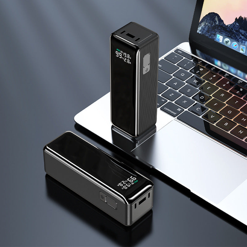 Outdoor convenient high-power PD120W fast charging notebook power bank large capacity 30000 mAh mobile power supply
