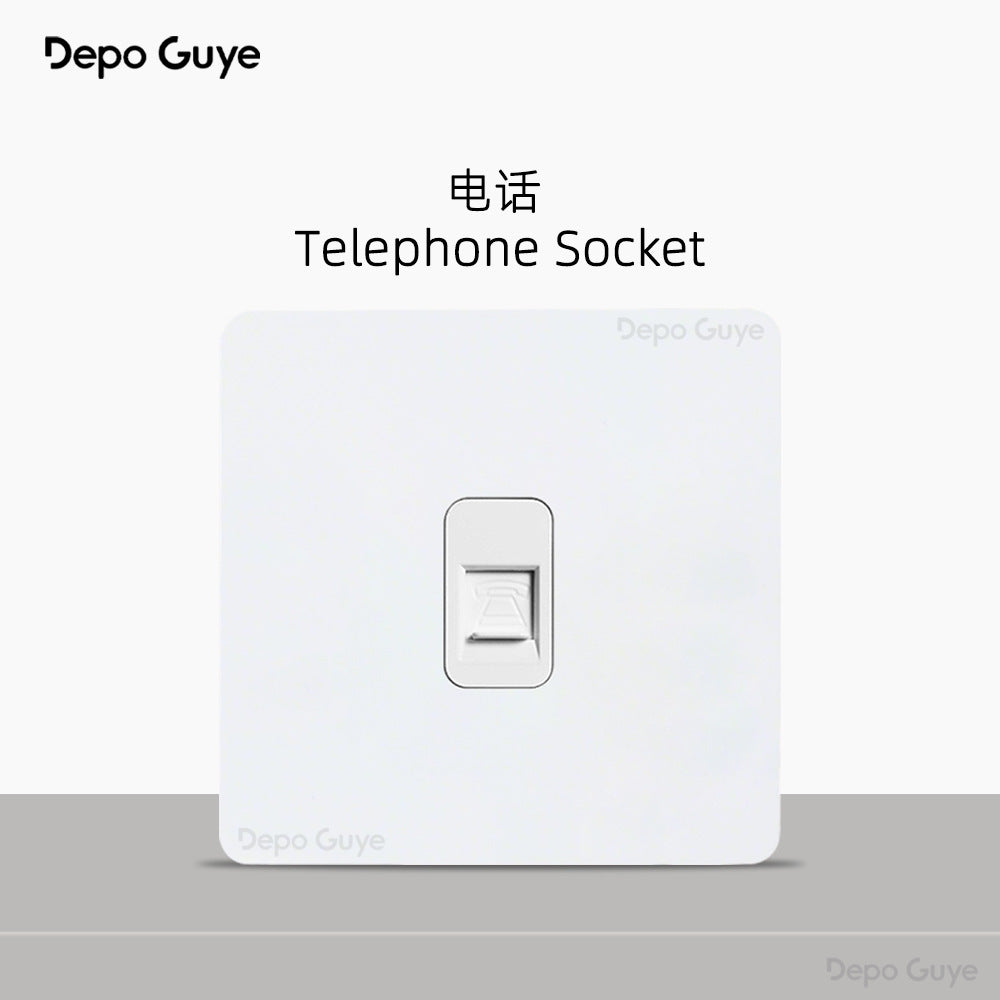 Foreign trade simple wind stainless steel switch panel 86 type concealed Hong Kong and Macao British standard European socket brass lever