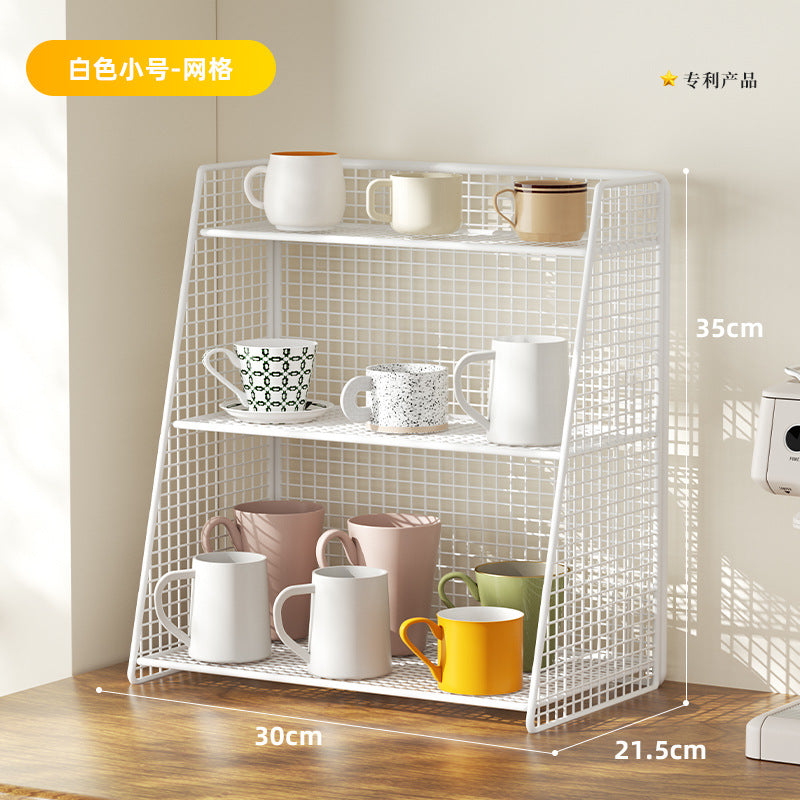 Cosmetics storage box, desktop shelf, household dresser, skin care product mask, multi-layer partition, sundries storage basket