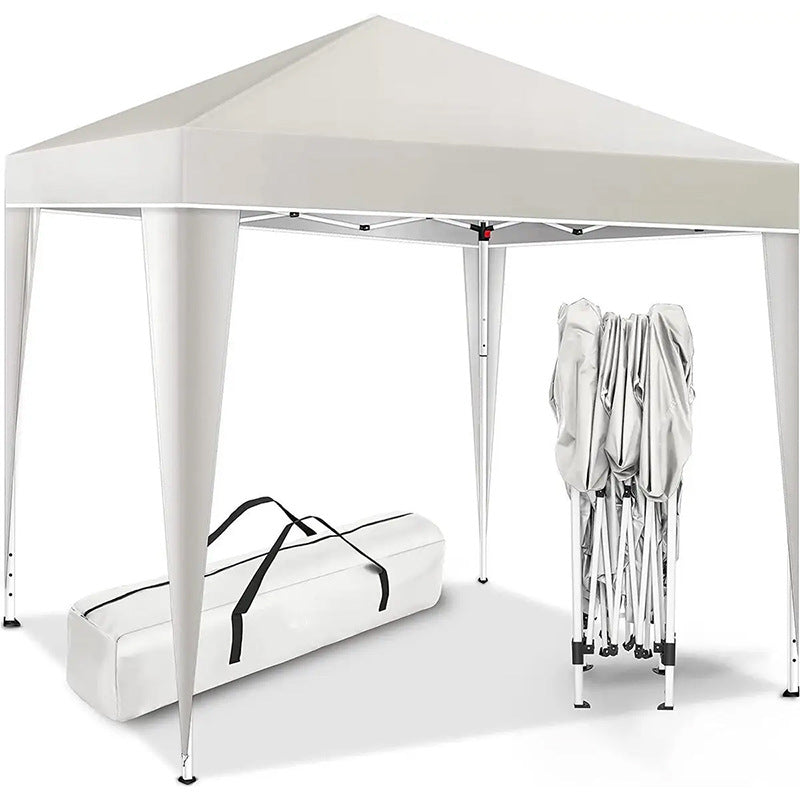 Cross-border foreign trade four-corner folding tent 12kg hollow frame outdoor activities sun protection rain awning with surrounding cloth