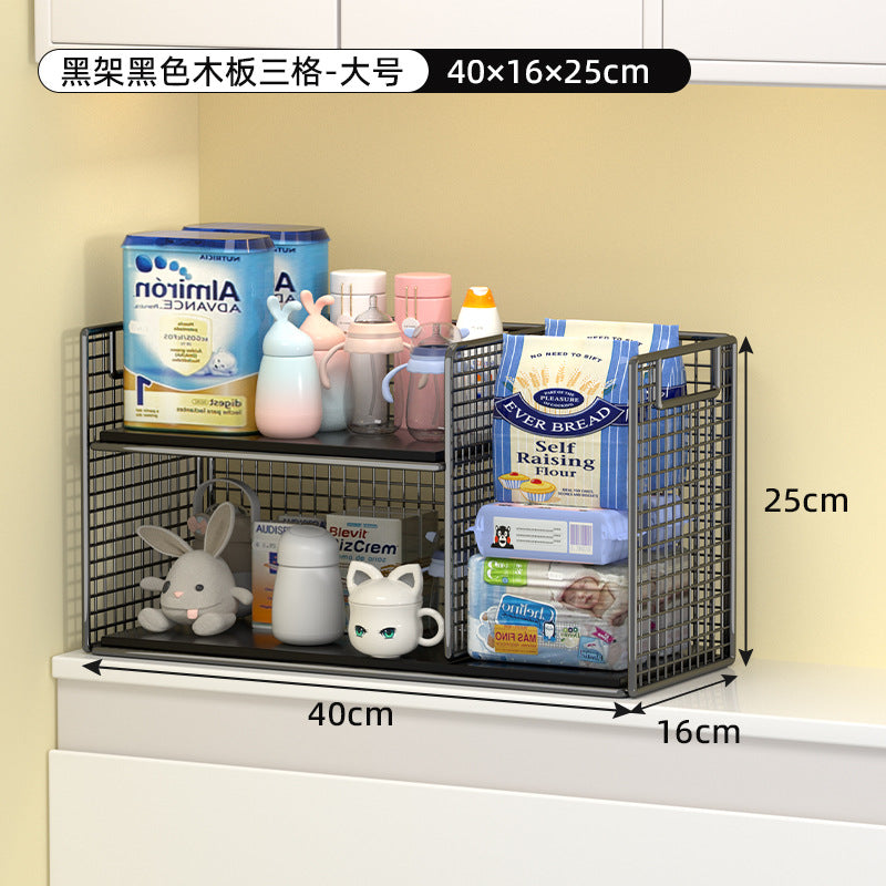 Cosmetics storage box, desktop shelf, household dresser, skin care product mask, multi-layer partition, sundries storage basket