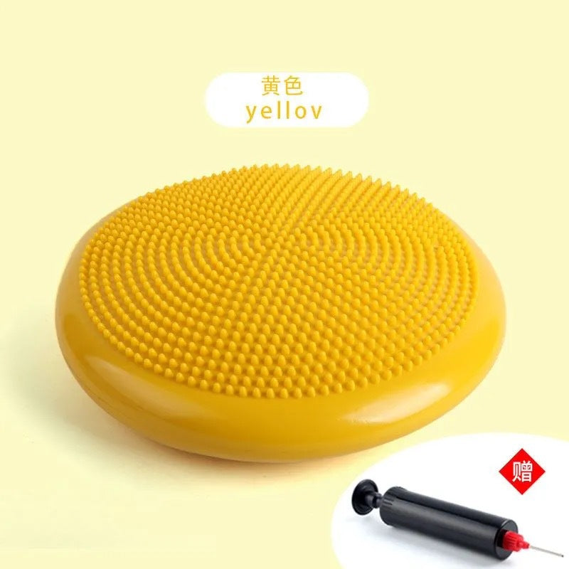 Yoga balance pad Thickened foot step Shiatsu massage Semicircular balance ball training cushion Adult children's rehabilitation foot