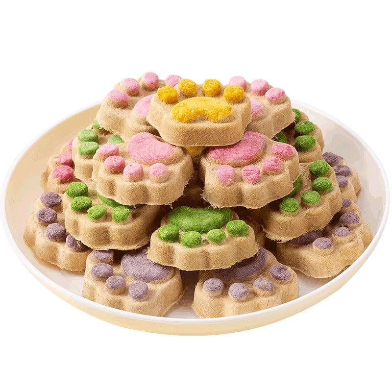 Wholesale cat snacks, raw bone and meat cakes, freeze-dried cat snacks, cat grass into kittens, nutritious and delicious pet moon cakes