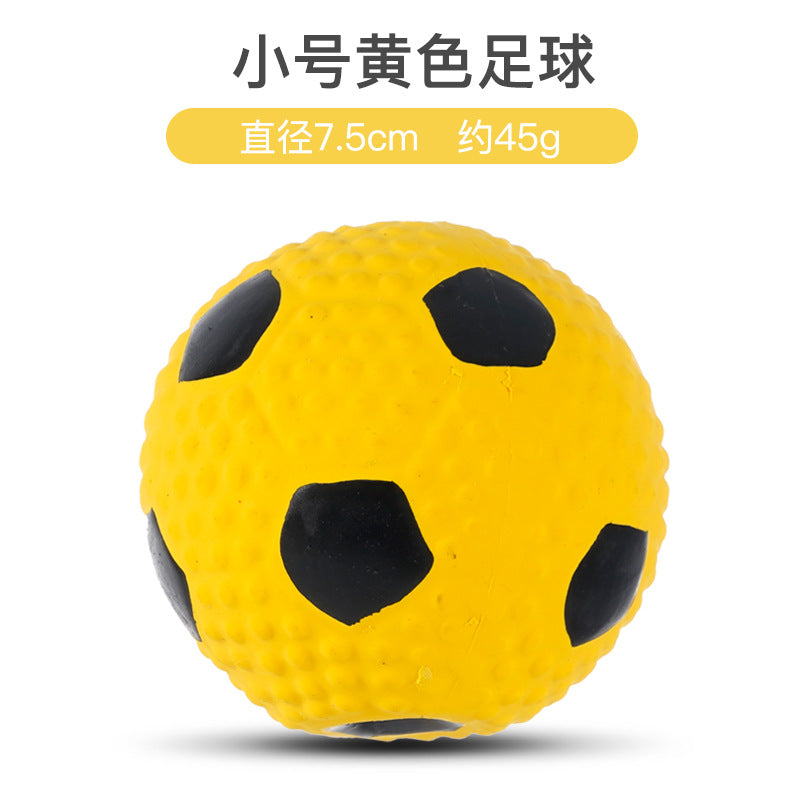 Wholesale Pet Latex Toys Filled Cotton Latex Rugby Football Volleyball Sound Dog Toys Pet Toys