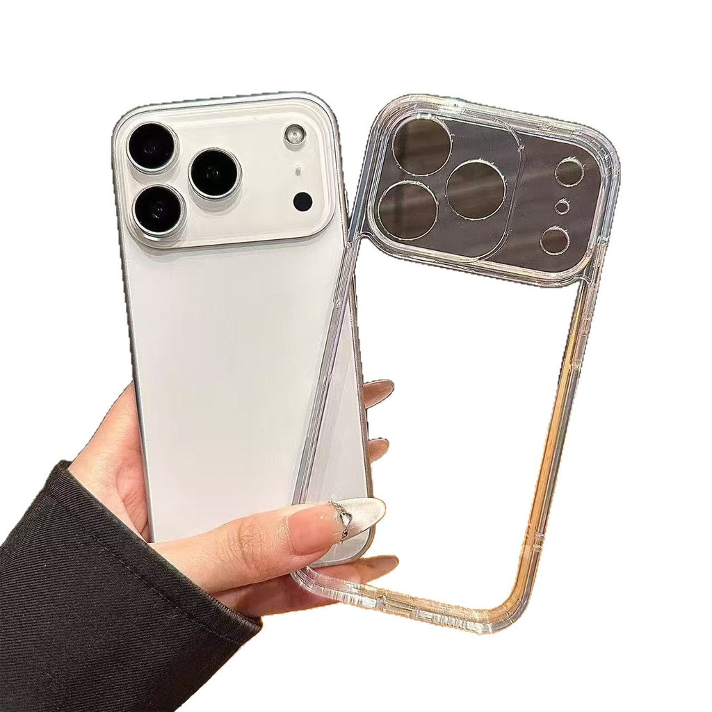 Transparent thickened suitable for iphone17promax mobile phone case Apple 16e/17pro soft case 17air simple 17