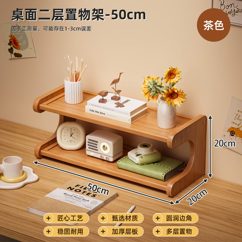 Desktop Shelving Multi-layer Storage Shelf Bookshelf Kitchen Supplies Office Household Cup Holder Home Goods Storage Shelf