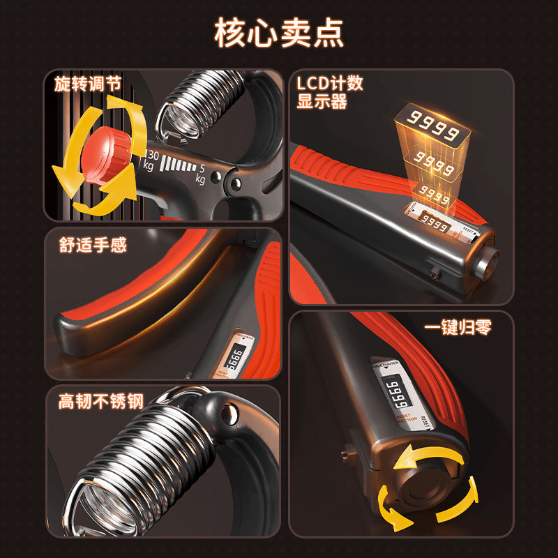 MACYO/Mike Sheep Exercise Muscle Arm Strength Trainer Fitness Rehabilitation Adjustable Counting Grip Wholesale