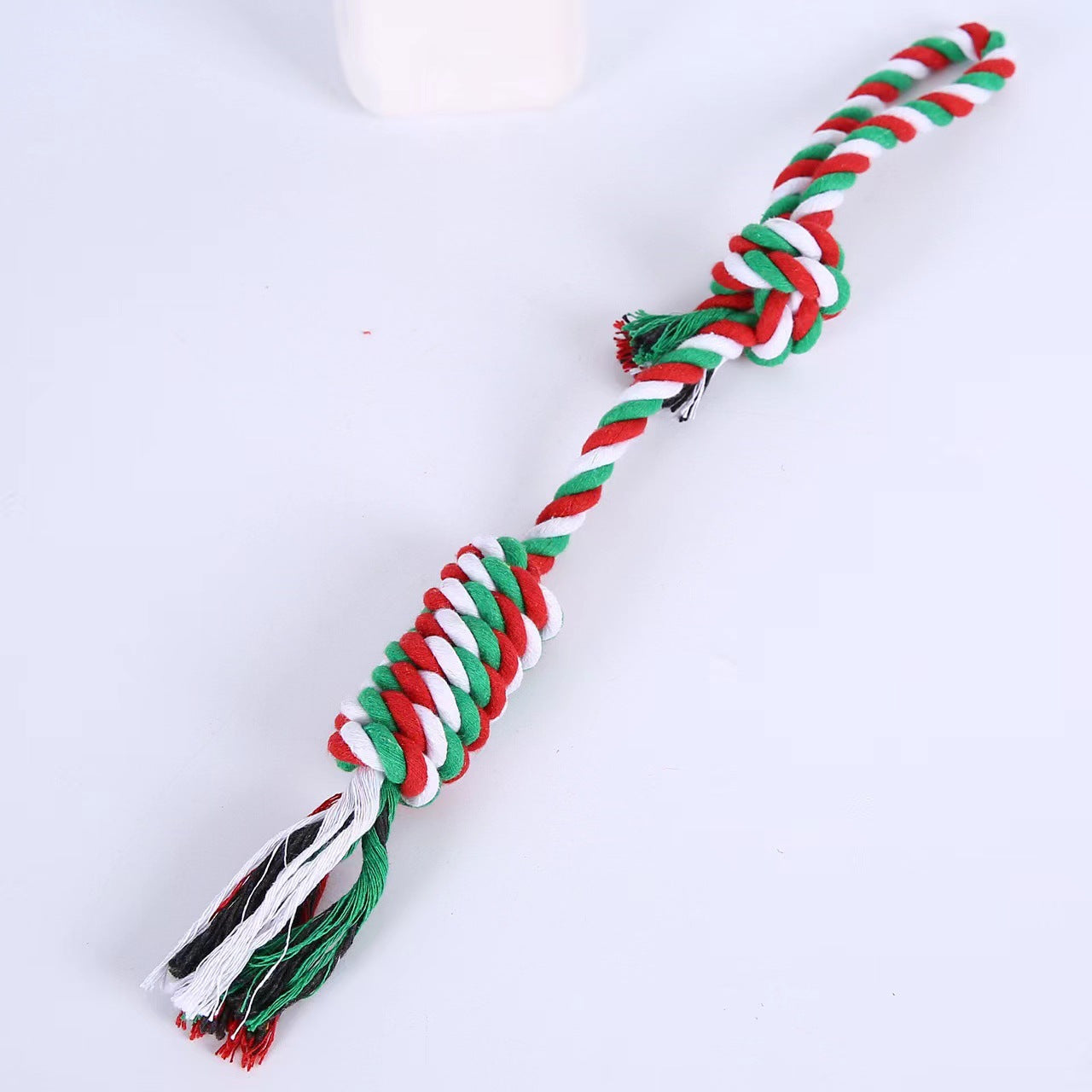 Amazon popular pet products dog cotton rope toy grinding teeth pet toy set Christmas dog toy gift