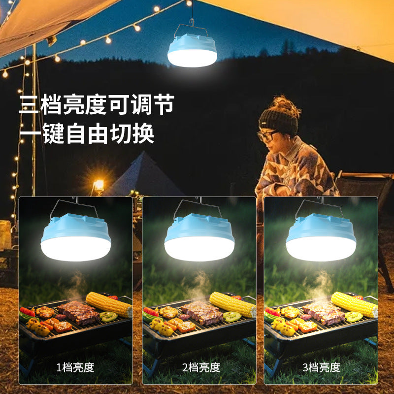 LED charging light stall night market light power failure emergency camping light long battery life solar light outdoor lighting