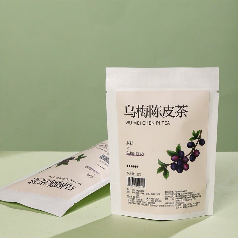 Ebony tangerine peel tea Ebony soup 2.0 lotus leaf drink primary agricultural products independent packaging batch hair sour plum soup