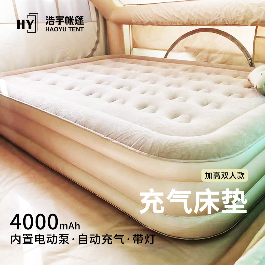 12 flat inflatable tent roof ridge waterproof thickened Oxford cloth camping anti-privacy single-layer automatic inflatable tent wholesale