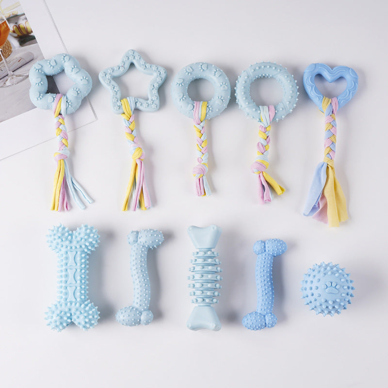 Cross-border hot sale TPR pet toys pet dog molar stick to relieve boredom self-hi, resistant to biting and not rotten, puppy self-hi toys