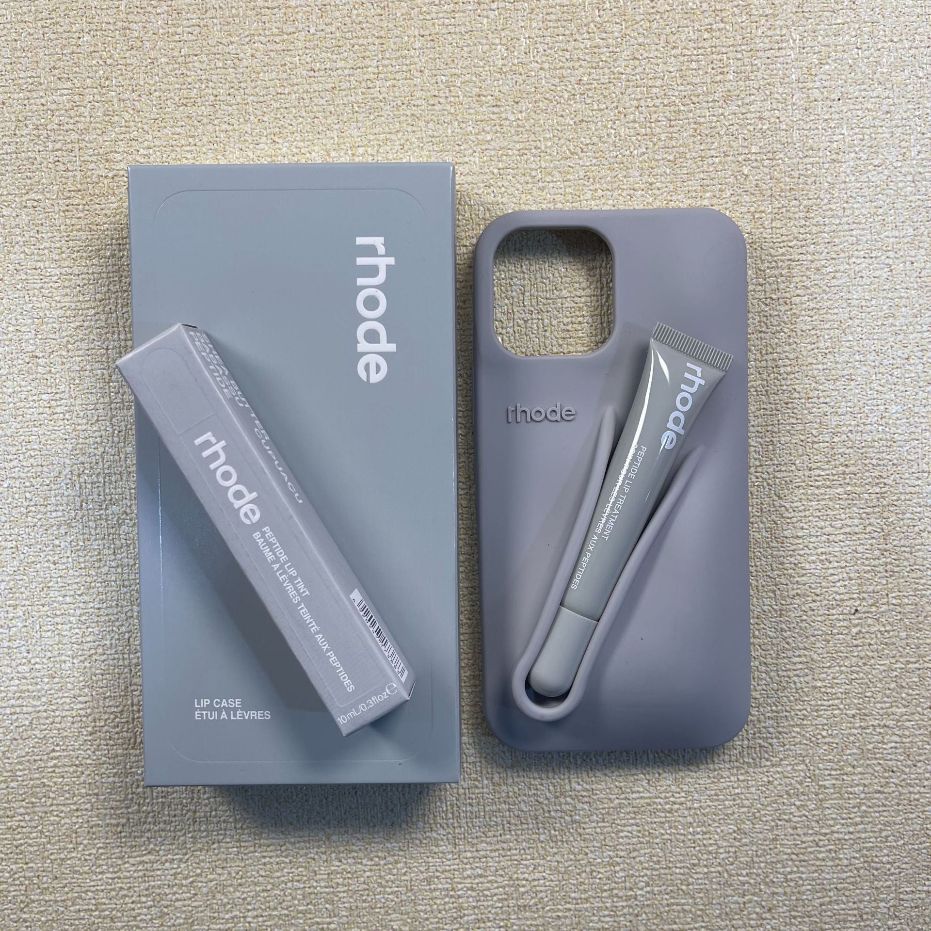 Cross-border Hayley Rhode same lip gloss silicone for iPhone 17pm iPhone 16 mobile phone case