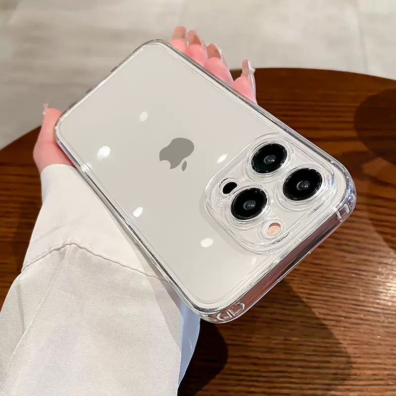 Apple 17 mobile phone case transparent 15promax anti-drop 13 painted material 14 wholesale 12 applicable iphone16 soft