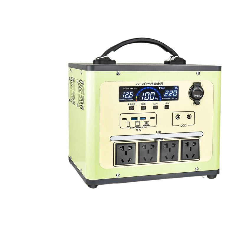 Mobile power supply 220V outdoor large-capacity and high-power portable car self-driving tour camping live broadcast household battery