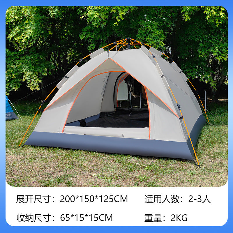 Cross-border, camping tent outdoor free construction automatic quick opening picnic portable folding camping equipment tent shed