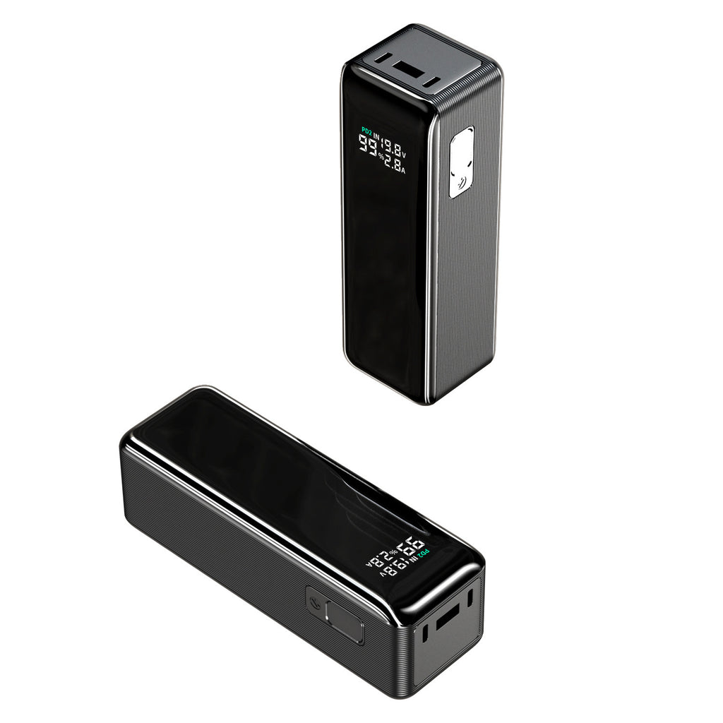 Outdoor convenient high-power PD120W fast charging notebook power bank large capacity 30000 mAh mobile power supply